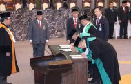 LANTIK TIGA KETUA PTA, KETUA MA HARAP APARATUR PERADILAN BISA MENJADI TELADAN