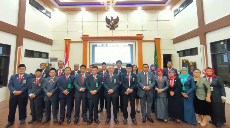 IKAHI Gorontalo Ikuti Pelantikan Pengurus Daerah IKAHI Serentak Dan Rapat Koordinasi IKAHI