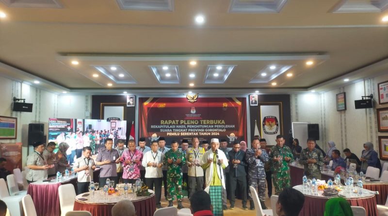 Pengadilan Tinggi Gorontalo Menghadiri Pembukaan Rapat Rekapitulasi Suara KPU Gorontalo