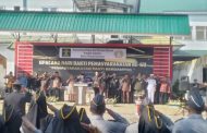 Pengadilan Tinggi Gorontalo Hadiri Upacara Peringatan Dan Syukuran Hari Bakti Pemasyarakatan Ke-60 Kemenkumham Gorontalo