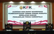 Rapat Audiensi dan Koordinasi Komisi Pemberantasan Korupsi bersama Pengadilan Tinggi Gorontalo dan Jajarannya