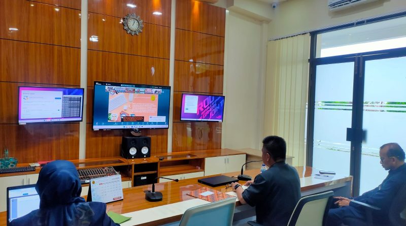 Pengadilan Tinggi Gorontalo Ikuti Rapat Koordinasi Pelaksanaan Eksekusi Bersama Dirjen Badilum