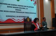 PENGAMBILAN SUMPAH JABATAN DAN PELANTIKAN PANITERA MUDA HUKUM PENGADILAN TINGGI GORONTALO