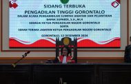 Pengambilan Sumpah Jabatan dan Pelantikan Ketua Pengadilan Negeri Gorontalo