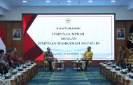 PERERAT SINERGI DAN KOLABORASI ANTAR LEMBAGA, PIMPINAN MAHKAMAH AGUNG KUNJUNGI DPD DAN MPR