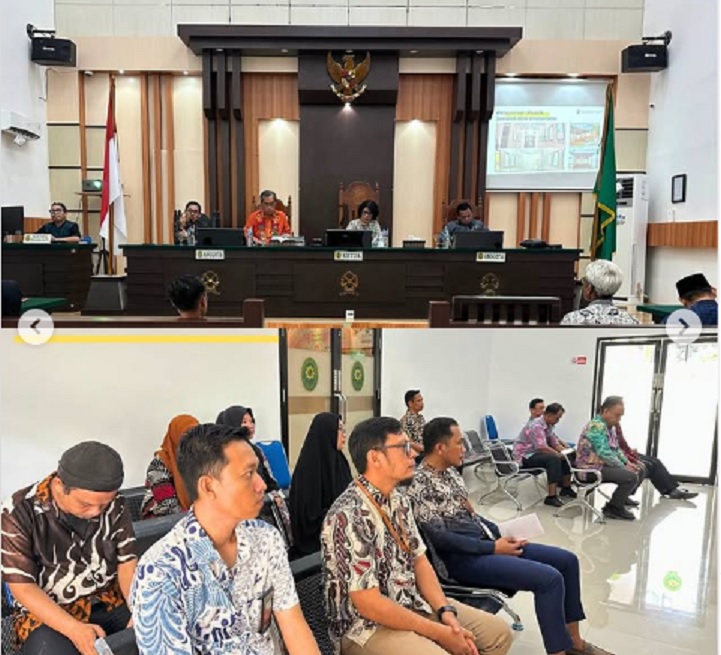 Pembinaan oleh YM. Ketua Pengadilan Tinggi Gorontalo pada Pengadilan Negeri Tilamuta