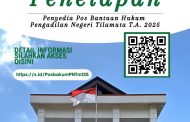 Pengumuman Penetapan Penyedia Pos Bantuan Hukum 2025