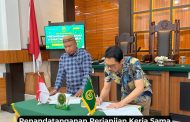 Penandatanganan Perjanjian Kerja Sama dan Surat Perintah Kerja Penyedia Pos Bantuan Hukum