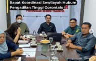 Rapat Koordinasi Sewilayah Hukum Pengadilan Tinggi Gorontalo