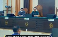 Rapat Dinas Awal Tahun 2025, Evaluasi Kinerja Tahun 2024, dan Pembinaan oleh Ketua Pengadilan Negeri Tilamuta