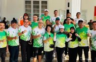KPT dan WKPT Gorontalo mengikuti FUN RUN 5K, Jalan Sehat, dan Senam Bersama