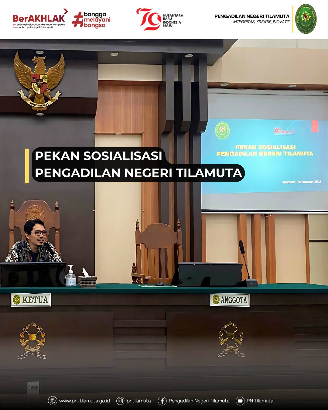 Pekan Sosialisasi Pengadilan Negeri Tilamuta