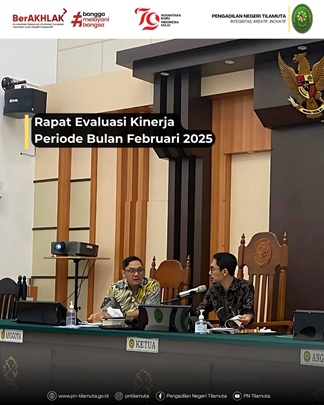 Rapat Evaluasi Kinerja Periode Bulan Februari 2025