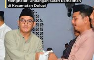 Wakil Ketua Pengadilan Negeri Tilamuta Menghadiri Undangan Safari Ramadhan di Kecamatan Dulupi