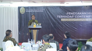 KETUA MA: APARAT PENEGAK HUKUM HARUS MENJUNJUNG TINGGI MORAL DAN ETIKA