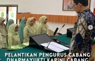 PELANTIKAN PENGURUS DHARMAYUKTI KARINI CABANG TILAMUTA