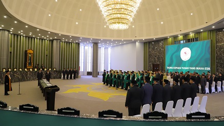 KETUA MA : PIMPINAN PENGADILAN TINGKAT BANDING HARUS BISA MENJADI TELADAN ( ROLE MODEL)