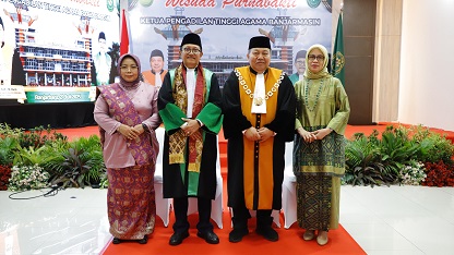 WAKIL KETUA MA BIDANG NON YUDISIAL MELEPAS KETUA PENGADILAN TINGGI AGAMA BANJARMASIN