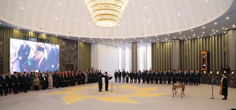 RICKY PERDANA GOZALI MENGUCAPKAN SUMPAH JABATAN DI HADAPAN KETUA MAHKAMAH AGUNG