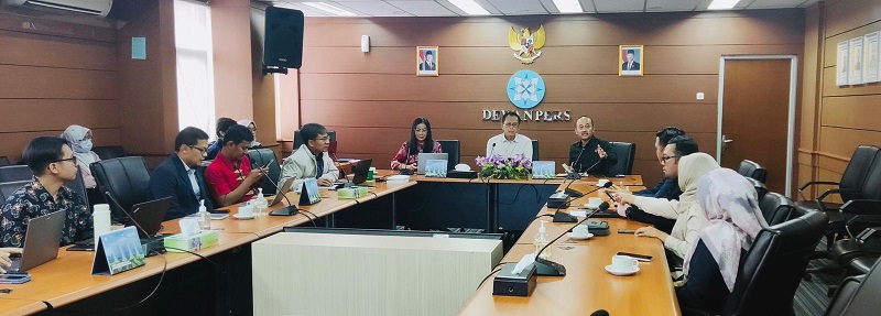 KEPALA BUA KUNJUNGI DEWAN PERS, BAHAS PANDUAN PELIPUTAN DI LEMBAGA PERADILAN