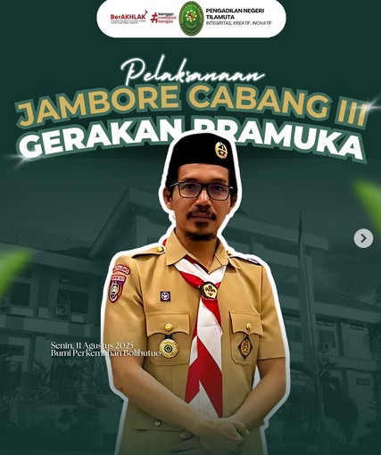 Gerakan Pramuka Kwartir Cabang Boalemo melaksanakan Kegiatan Jambore Cabang III