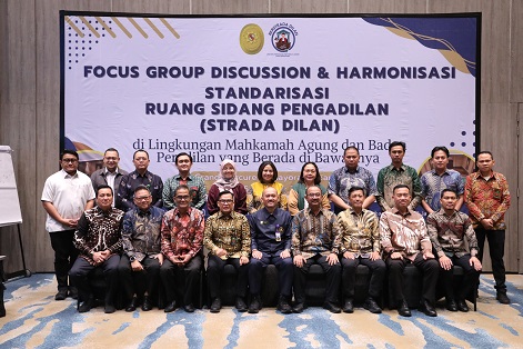 LEWAT STRADA DILAN, KEPALA BUA MA TEKANKAN PENTINGNYA STANDARISASI RUANG SIDANG