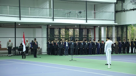 KETUA MA MENJADI PEMBINA UPACARA HARI SUMPAH PEMUDA KE-97