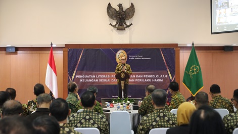 KETUA MA AJAK HAKIM INDONESIA MELEK LITERASI KEUANGAN