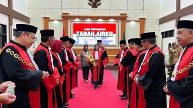Wisuda Purnabhakti Hakim Tinggi dan Panitera Pengganti Pengadilan Tinggi Gorontalo