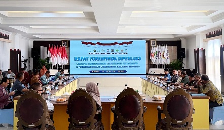 Rapat Forkopimda Diperluas Dorong Penegakan Hukum Pertambangan dan Penyelesaian Lahan Bandara