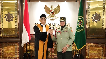 KETUA MA LANTIK BRIGJEN TNI FARIDAH FAISAL SEBAGAI KEPALA PENGADILAN MILITER UTAMA