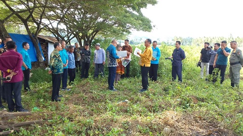 Ketua Pengadilan Tinggi Gorontalo Tinjau Lokasi Persiapan Operasional PN Gorontalo Utara