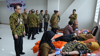 PP IKAHI GELAR DONOR DARAH MENYAMBUT HUT KE-73 TAHUN