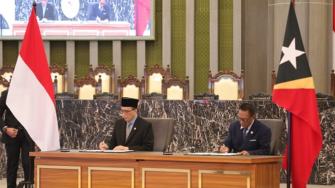 MA RI JALIN NOTA KESEPAHAMAN DENGAN MA TIMOR LESTE