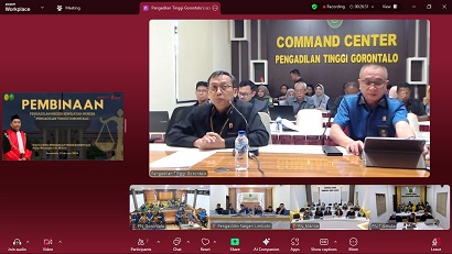 PT Gorontalo Menyapa #2: Penguatan Integritas, Profesionalisme, Disiplin, dan Kualitas Pelayanan Peradilan di Wilayah Hukum Pengadilan Tinggi Gorontalo