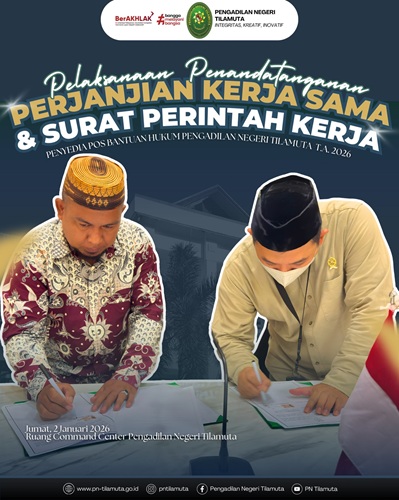Pelaksanaan Penandatanganan Perjanjian Kerja Sama & Surat Perintah Kerja