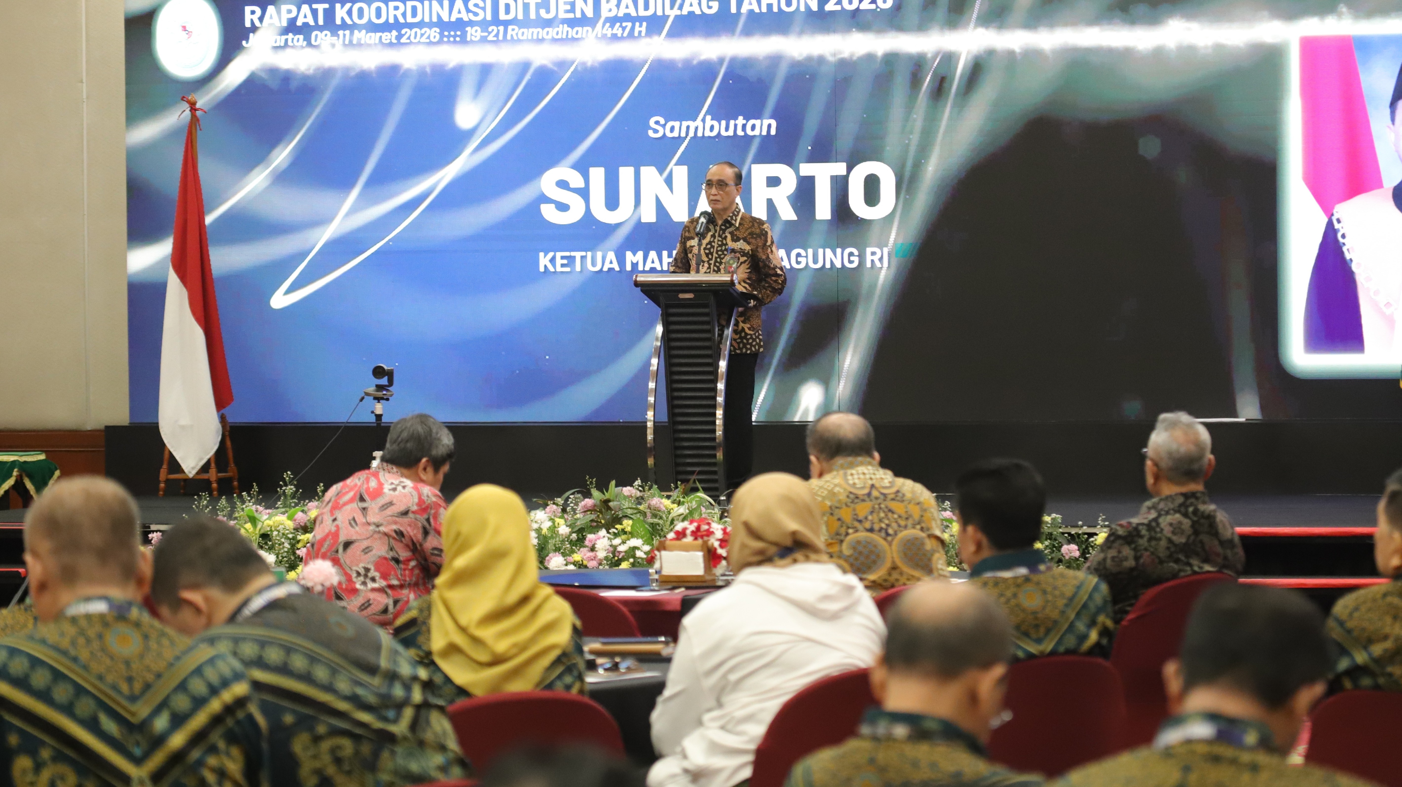 BUKA RAKOR BADILAG 2026, KETUA MA SAMPAIKAN 3 PESAN MEWUJUDKAN PERADILAN YANG AGUNG