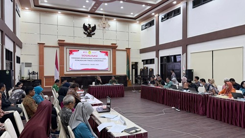 Pengadilan Tinggi Gorontalo Gelar Sosialisasi Nilai-Nilai Utama Peradilan, Core Values ASN BerAKHLAK dan SOP